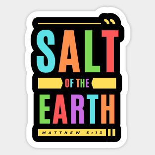 Salt Of The Earth | Christian Typography Sticker